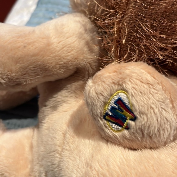 GANZ Tan and Brown Plush Dog Toys with Fluffy Fur - Picture 7 of 7